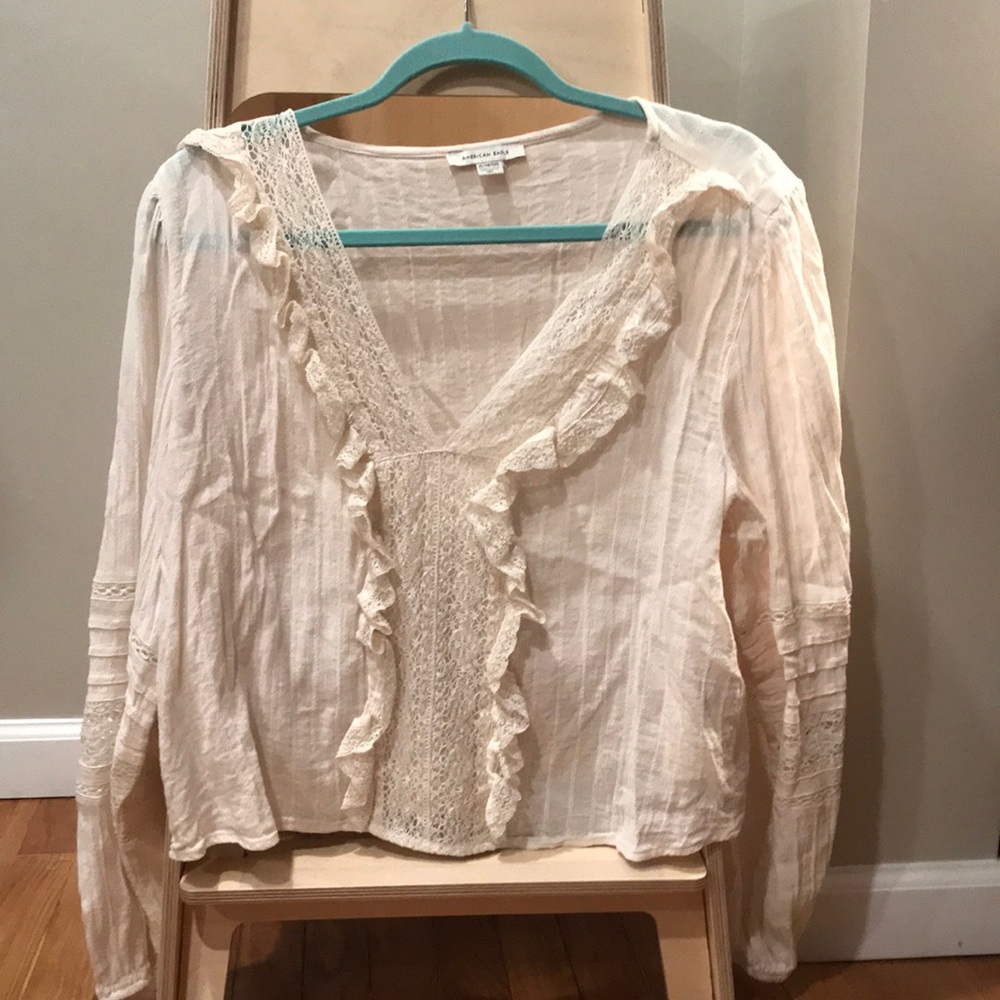 American eagle XL off white shirt